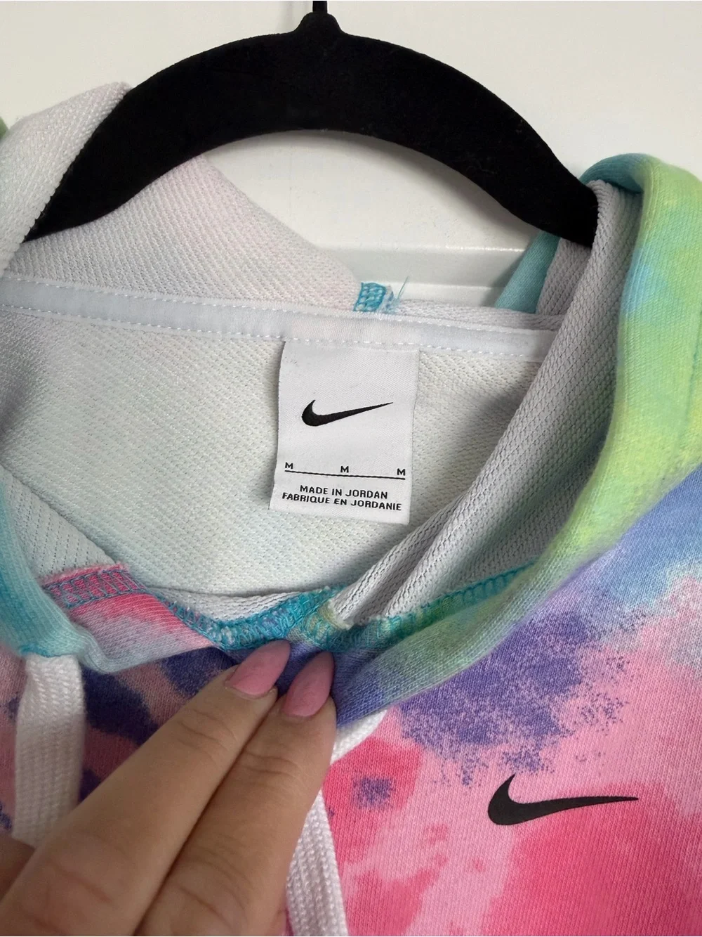 Nike Multicolor Tie-Dye Crewneck Hoodie